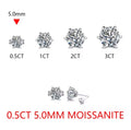 Moissanite Stud Earrings