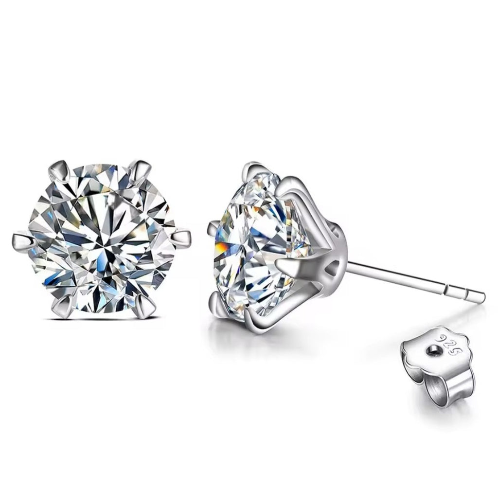Moissanite Stud Earrings